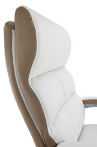 Kancelářské křeslo v luxusním provedení ekokůže bílá KOLO CH137020