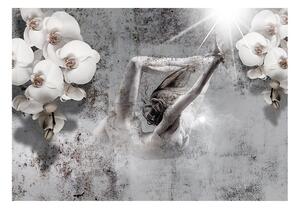 Fototapeta - Baletka s orchidejemi + zdarma lepidlo - 200x140