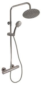 Slezák - RAV Sprchový komplet s termostatickou baterií TERMOSTATICKÁ - TRM82.5/5-01.4MGK, Metal Grey kartáčovaná