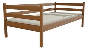 Vomaks unit, s.r.o. Dětská postel DP 028 XL Povrchová úprava: surové dřevo, Rozměr: 120 x 200 cm
