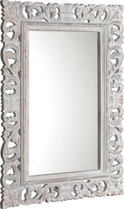 Sapho SCULE zrcadlo ve vyřezávaném rámu, 80x120cm, bílá IN324
