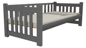 Vomaks unit, s.r.o. Dětská postel DP 035 XL Povrchová úprava: netransparentní barva růžová, Rozměr: 120 x 200 cm