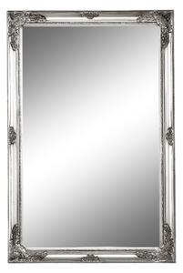 Zrcadlo, stříbrný dřevěný rám, MALKIA TYP 6
