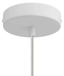 Drátěný lustr ve tvaru zvonu E27 Ghostbell Barva: bílá, Žárovka: bez žárovky
