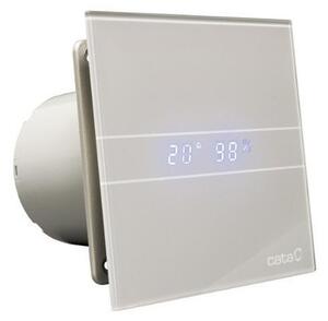 Cata E-100 GSTH koupelnový ventilátor axiální s automatem, 4W/8W, potrubí 100mm, stříbr 00900600