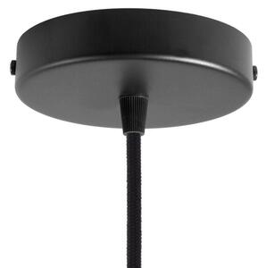 Drátěný lustr ve tvaru zvonu E27 Ghostbell XL Barva: černá, Žárovka: bez žárovky