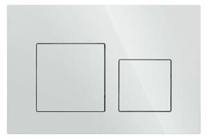 UPTrend Ovládací tlačítko pro WC podomítkové moduly YOSEMITE SHINY WHITE UP005, bílá lesk