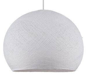 Lustr kulatý E27 Dome s polyesterovým stínidlem Barva: pískový polyester, Velikost: M - Ø 35cm