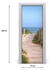 Fototapeta na dveře Stezka na pláž 75x205 cm