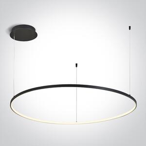 ONE-light Lustr Ringo 1, 48W, 3550lm, 100cm, stmívatelný, 230V, IP20, černý