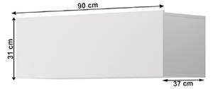 Závěsná skříňka Spring ED90, bílá