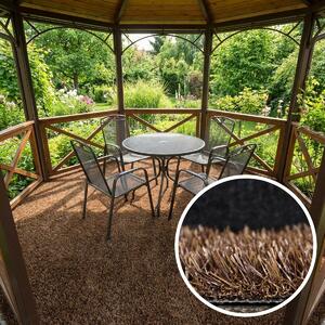 Europe Grass, Umělá tráva PartyGrass Brown, na míru, šíře 4m, hnědá