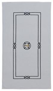 Koupelnová předložka MARINE MAN 50x90 cm Bílá, 750 gr / m², Česaná prémiová bavlna 100%, S výšivkou, námořnický vzor