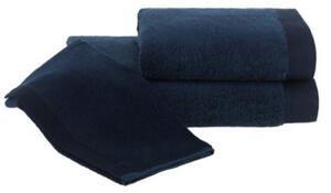 Ručník MICRO COTTON 50x100 cm. Froté ručníky MICRO COTTON 50x100 cm z mikrovlákna jsou velice jemné, savé a rychleschnoucí, vyrobené ze 100% česané bavlny. Tmavě modrá