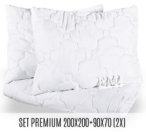 Set manželské přikrývky a polštářů Premium 200x200 + 90x70 (2x) EMI