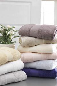 Luxusní ručník DELUXE 50x100cm Hnědá, 650 gr / m², Modal - 17% modal / 83% výběrová bavlna