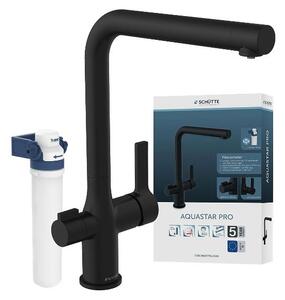 Schütte Kuchyňská baterie s filtrem Aquastar Pro (černá matná) (100377617003)