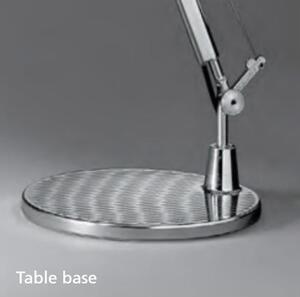 Artemide Designová stolní lampa Tolomeo, 1xE27 Barva: Stříbrná, Podstavec: Hliníková podpěra