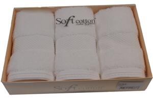 Dárková sada malých ručníků DELUXE Bílá, 650 gr / m², Modal - 17% modal / 83% výběrová bavlna
