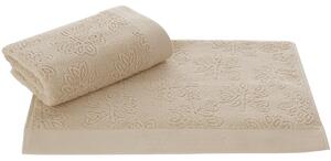 Luxusní ručník a osuška LOFT Béžová, 500 gr / m², Česaná prémiová bavlna 100%