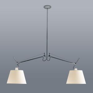 Artemide Designová závěsné svítidlo Tolomeo 2 Braci, 2xE27 Materiál stínidla: Pergamenový papír, Průměr stínidla: 24 cm