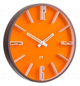 Designové nástěnné hodiny Future Time FT6010OR Numbers 30cm