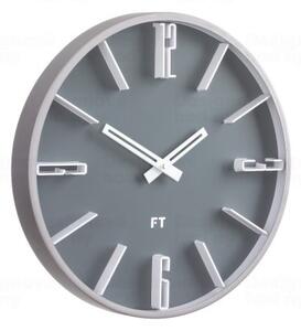 Designové nástěnné hodiny Future Time FT6010GY Numbers 30cm