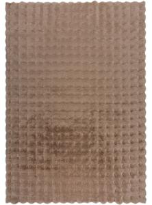 Flair Rugs, Kusový koberec Waffle Faux Fur Taupe, 180x290, hnědá, ložnice
