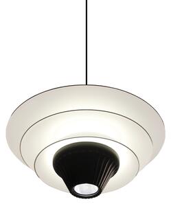 LED Lustr na lanku MANLEY LED/5W/230V černá/bílá