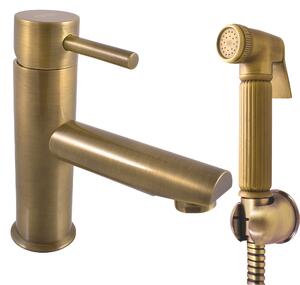 Slezák - RAV Bidetová baterie bez výpusti SEINA - SE946.x/1SM, Stará mosaz (Bronz) Připojovací hadičky - závit: 3/8"