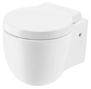 UPTrend Závěsný WC komplet bez příruby OVO TR2085 včetně Soft-Close sedátka, bílá lesk