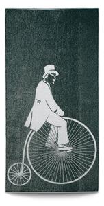 Ručník Veba ZARA Gentelman na velocipedu tmavá zelená Velikost: 55x100 cm