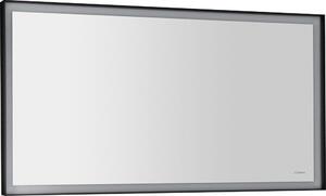 Sapho SORT LED podsvícené zrcadlo 120x70cm, černá mat ST120