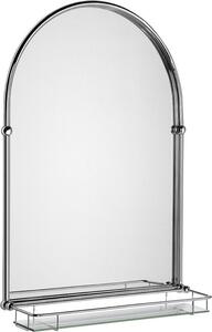 Sapho TIGA zrcadlo 48x67cm, skleněná polička, chrom HZ202