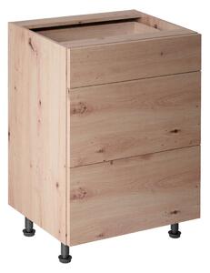 Kuchyňská skříňka LANGEN D60S3 Dub artisan