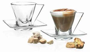 RCR FUSION ŠÁLKA NA KÁVU/CAPPUCCINO + PODŠÁLKA 190ML SADA 2 KS