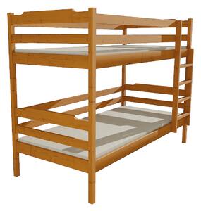 Vomaks unit, s.r.o. Patrová postel PP 012 Povrchová úprava: bezbarvý lak, Prostor mezi lůžky: 80 cm, Rozměr: 80 x 180 cm