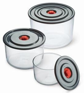 SIMAX SKLENĚNÁ NÁDOBA 0,35 L, 1 L, 2 L SADA 3KS