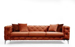 Atelier del Sofa 3-místná pohovka Como - Orange, Oranžová
