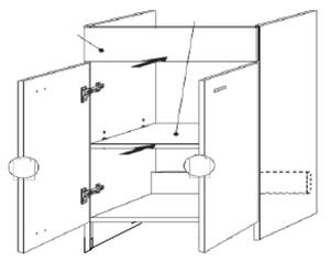 Koupelnová sestava PALERMO mat Nábytek | Koupelnový nábytek | Koupelnové sestavy | VŠECHNY KOUPELNY