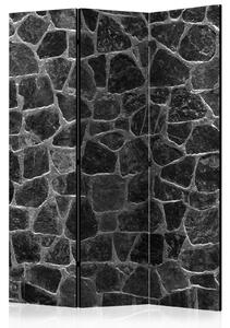 Paraván - Černé kameny 135x172