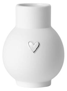 Porcelánová vázička Ball Silver 9 cm