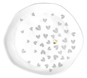 Porcelánový talířek Hearts 14 cm