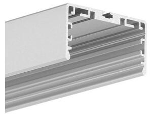 LED hliníkový profil KLUŚ LIPOD-50 Délka: 1m, Barva profilu: stříbrná