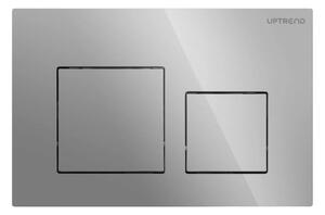 UPTrend Ovládací tlačítko pro WC podomítkové moduly YOSEMITE SHINY CHROME UP005‑C18, chrom lesk