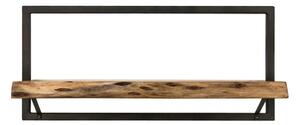 Nástěnná police z neopracovaného akátového dřeva HSM collection Levels, 70 x 32 cm