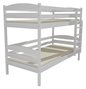 Vomaks unit, s.r.o. Patrová postel PP 018 Povrchová úprava: surové dřevo, Prostor mezi lůžky: 80 cm, Rozměr: 80 x 180 cm