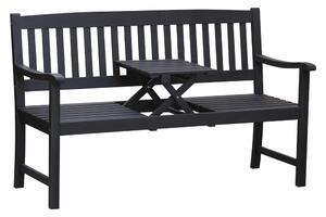 Sunfun Svenja Zahradní lavice, 150 × 64 × 92,5 cm, dřevo, antracit
