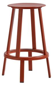 HAY Barová stolička Revolver Bar Stool Low, Lava Red