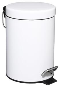 Odpadkový koš Round, bílá, 3L
